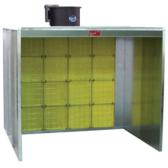 Paasche Walk In Spray Booth 10 ft x 6 ft x 7 ft FABF-10-T1