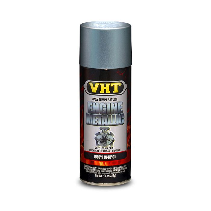 VHT Engine Metallic Coating High Temp Titanium Silver Blue Aerosol 11 OZ SP403
