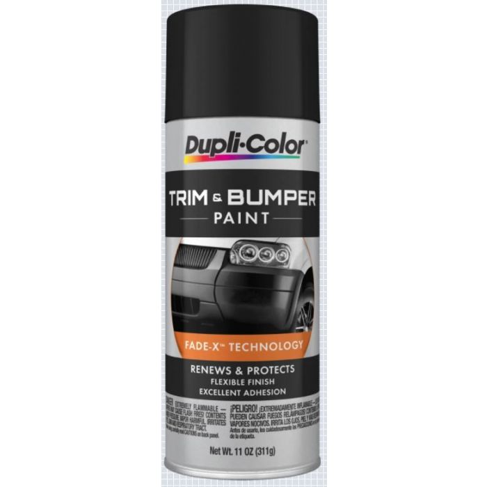 Dupli-Color Trim & Bumper Paint Black Aerosol 11 OZ TB101