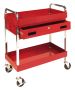 Performance Tool Two Shelf Utility Cart w/Drawer W54004