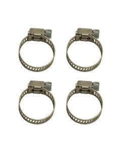 Derale Stainless Steel Hose Clamps (4) 13008