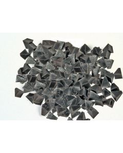 Tumbler Media 1/4 Inch Brown Plastic Medium Cut Pyramids 2 lbs