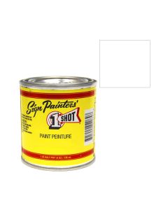 1 Shot Paint Polar White 1/2 Pint