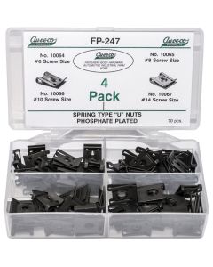 Auveco Spring Type U-Nuts 70 Pieces FP-247
