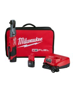 Milwaukee M12 FUEL 3/8 in. Ratchet 2 Battery Kit 2557-22