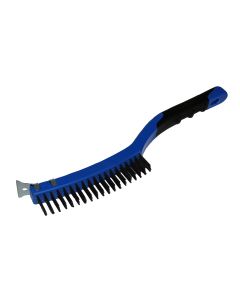 GRIP Steel Wire Brush and Scraper 27206