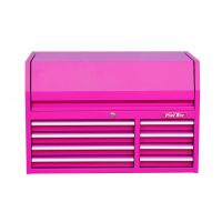 The Original Pink Box 41 in. 8-Drawer Steel Top Chest Pink PB4108C